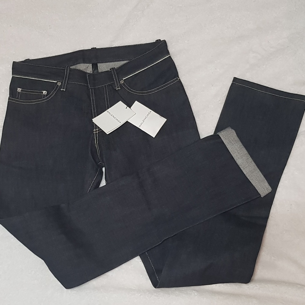 🚫SOLD🚫BALENCIAGA PARIS Indigo Wash Mens Jeans